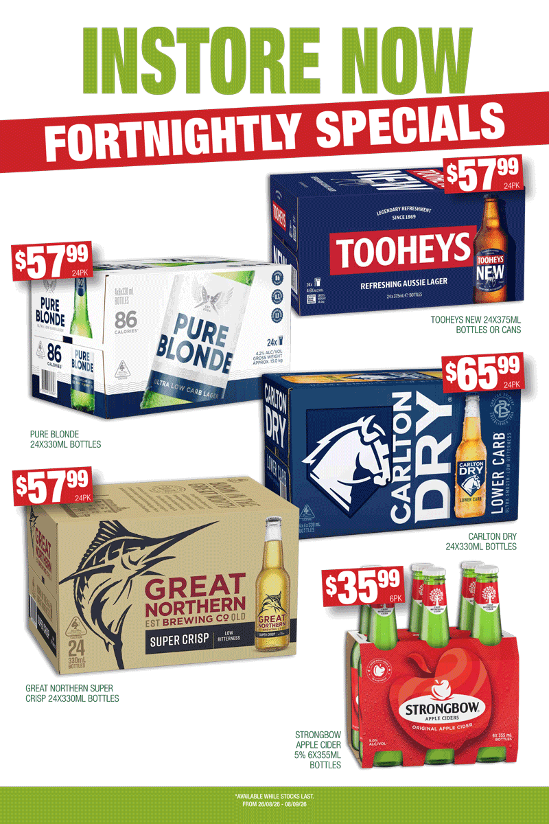 September Bottle Shop Specials Minto