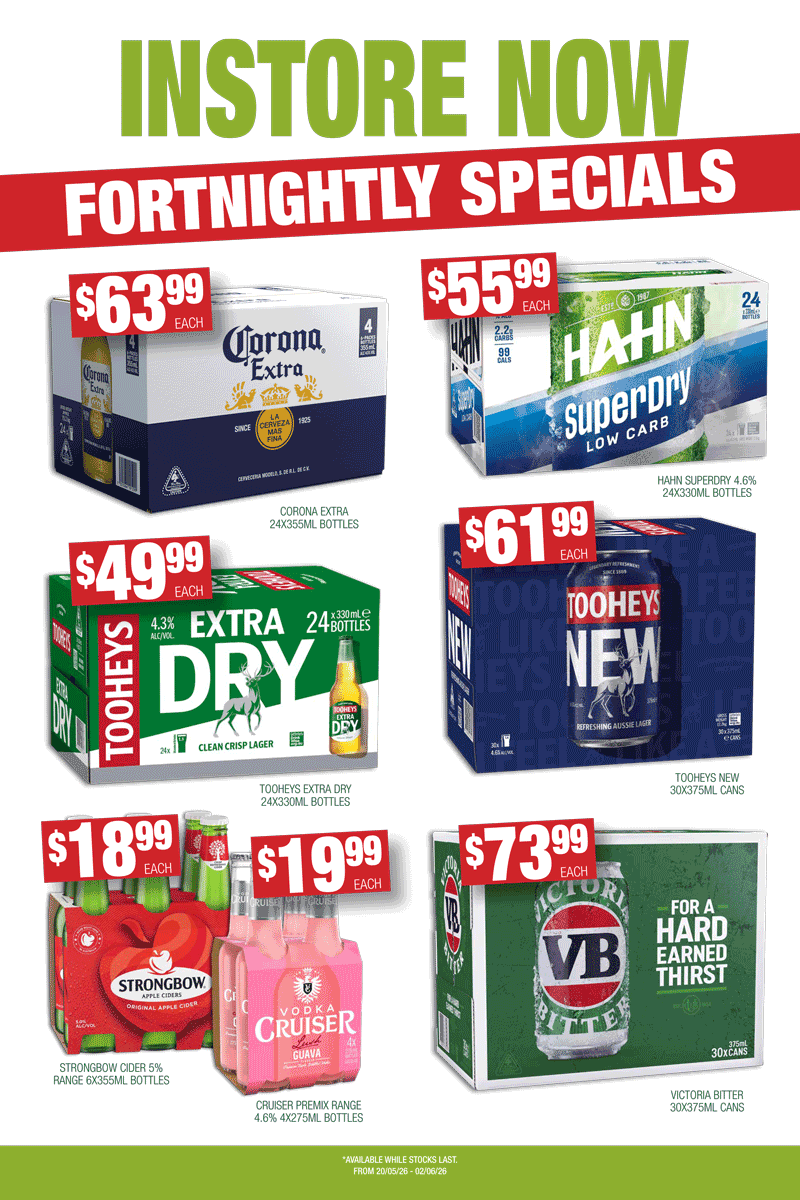 June Bottle Shop Specials Minto