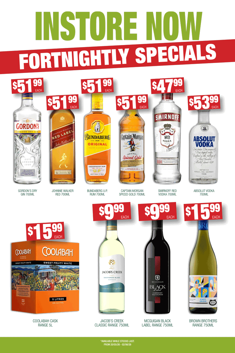 June Bottle Shop Specials Minto